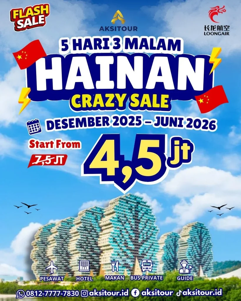 Hainan Crazy Sale 4 5 jt