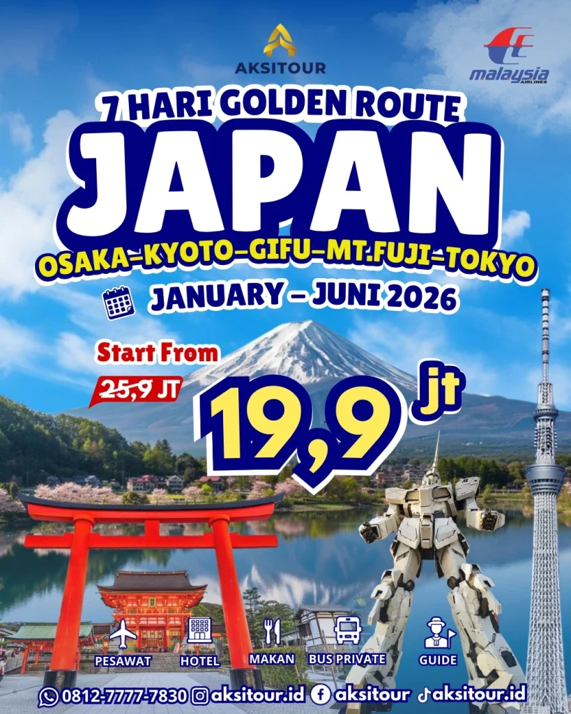 Japan 7 Hari Golden Route
