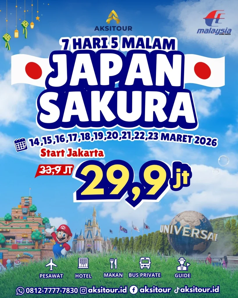 Japan Sakura 7 Hari 5 Malam